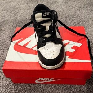Nike Kids Black and White Sneakers